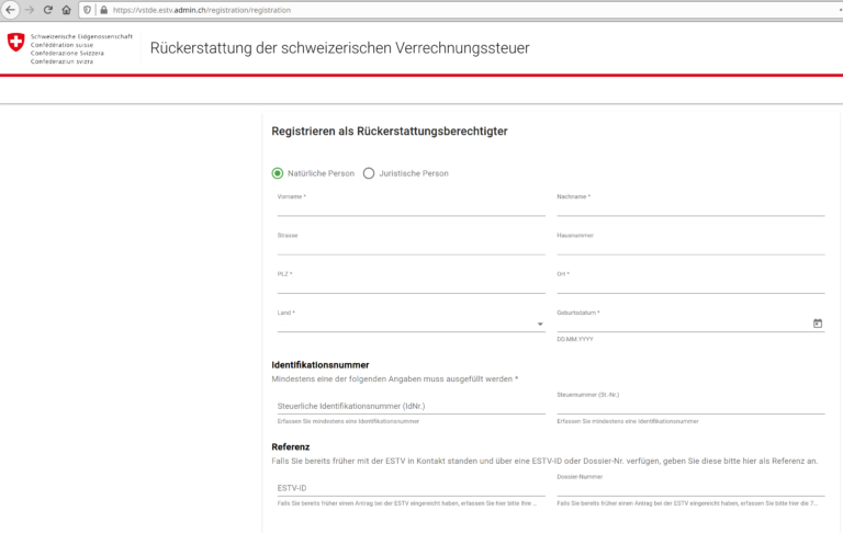 Schweizer Quellensteuer: Anwendung einrichten - Alex' Blog
